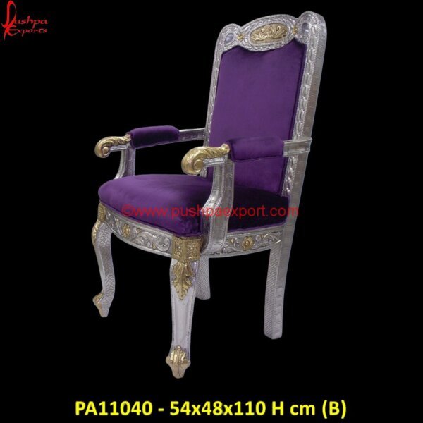 PA11040 (B) Carved Dining Chairs, Carved Wood Chair, Carved Wood Dining Chairs, Dining Chairs Silver Legs, Dining Chairs With Silver Legs, Hand Carved Chair, Hand Carved WoodChairs, Silver Accent Chair.jpg