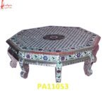 Rajwadi Pure Silver Chowki