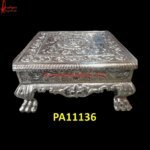 Silver Coated Pooja Stool