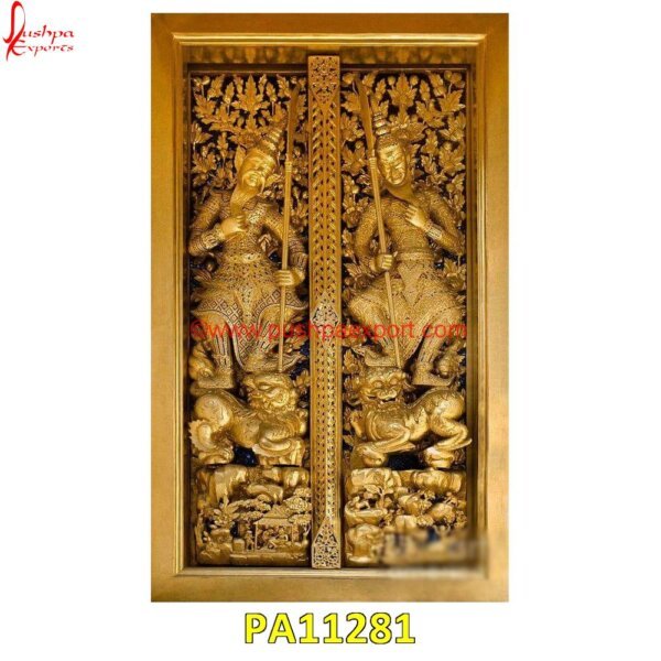 Brass Carved Door PA11281 carved barn door, carved cabinet doors, carved doors, carved front door, carved wood front door, silver door, silver door handles, wood carving door, antique carved doors, antique.jpg