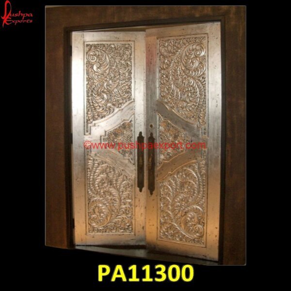 White Metal Carved Front Door PA11300 custom hand carved doors, front door carving, hand carved front doors, handcarved door, kashmir wood carving doors, main door carving, meenakari design, meenakari work, modern wood.jpg