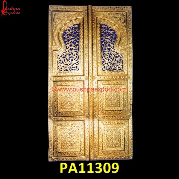 Brass Jali Carved Door PA11309 radha krishna wood carving door, rustic carved doors, silver door furniture, silver jali door, simple door wood carving design, teak wood carving doors, white metal doors, white metal.jpg