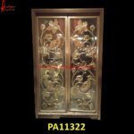 White Metal Artistic Carving Door