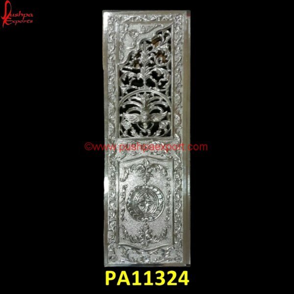 White Metal Jali Design Door PA11324 wood carving temple door, meenakari doors, white metal sliding doors, silver door knobs, carved barn door, carved cabinet doors, carved doors, carved front door, carved wood front.jpg