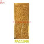 Brass Metal Floral Wall Panel