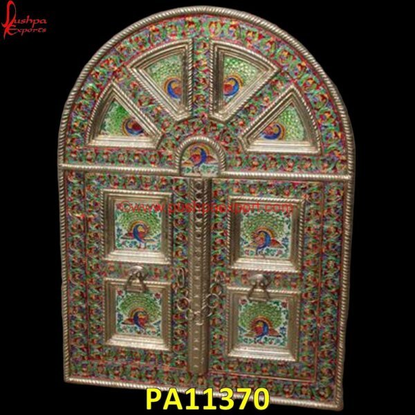 Peacock Meenakari Window PA11370 custom carved doors, custom carved wood doors, custom hand carved doors, front door carving, hand carved front doors, handcarved door, kashmir wood carving doors, main door carving.jpg