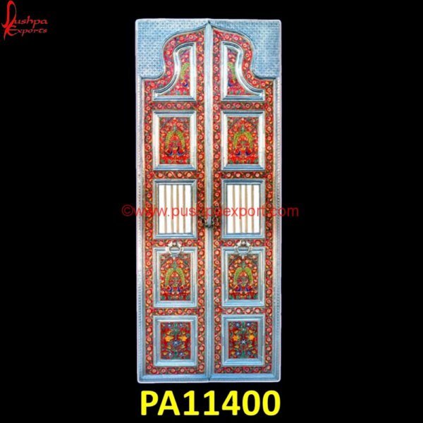 Meenakari Door For Temple PA11400 carved teak doors, carving main door design, carving pooja room door, custom carved doors, custom carved wood doors, custom hand carved doors, front door carving, hand carved front.jpg