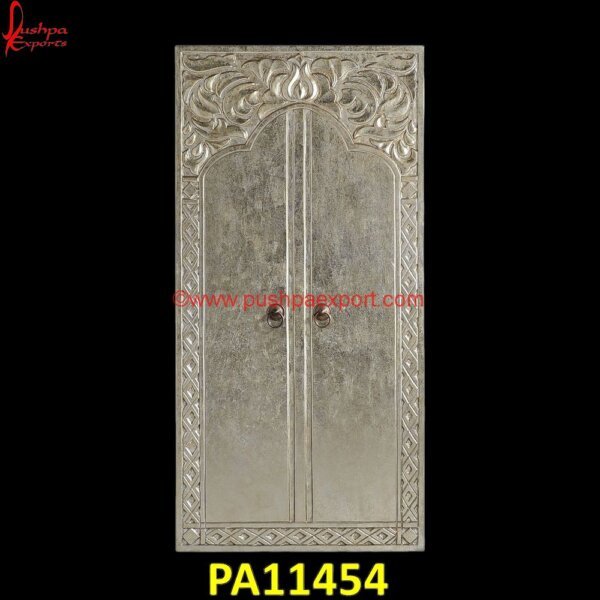 Simple White Metal Door PA11454 carved door panels, carved mahogany doors, carved teak doors, carving main door design, carving pooja room door, custom carved doors, meenakari work, modern wooden carving door.jpg