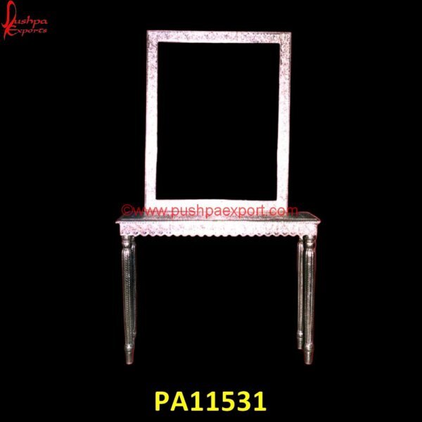 Silver Frame Picture PA11531 What Is A White Metal, White Metal Console Table, White Console Table Decor Ideas, White Dressing Table India, White Metal Dressing Table, White Metal Frames, White Metal Furniture Udaipur.jpg