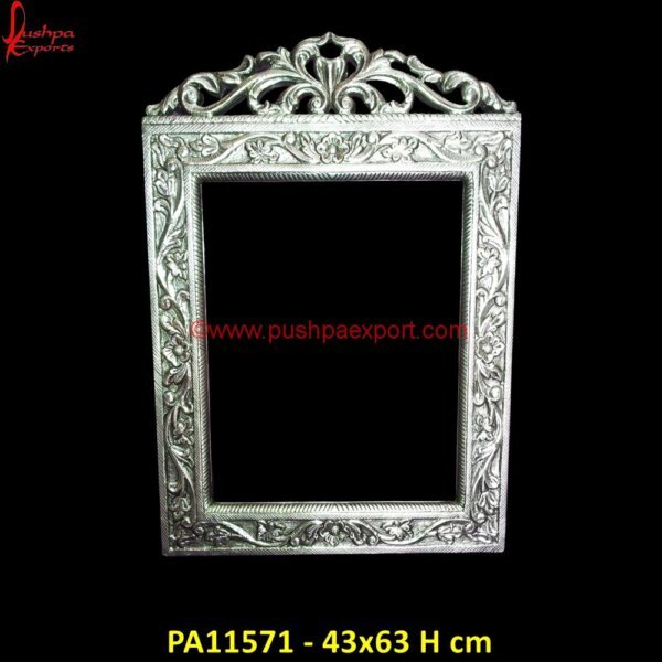 Antique Floral Carved Silver Frame PA11571 Sterling Picture Frames, Sterling Silver Frame, Sterling Silver Photo Frames, Sterling Silver Picture Frame, Vintage Silver Picture Frames, What Is A White Metal, White Metal Console Table.jpg