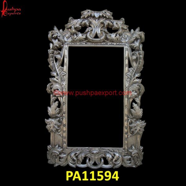 Silver Floral Carved Frame PA11594 16x20 Silver Frame, 18x24 Silver Frame, 20x30 Silver Frame, 24x36 Silver Frame, Antique Silver Picture Frame, Engraved Silver Picture Frames, Large Silver Picture Frames, Silver Frame.jpg