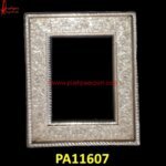 Carved Silver Picture Frame For Wall