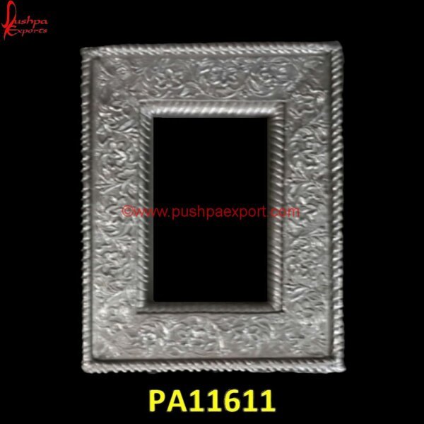 Silver Ornate Frame with Floral Carving PA11611 Silver Poster Frame, Silver Vanity Mirror, Silver Vanity Table, Silver Vanity Tray, Silver Wall Frames, Sterling Picture Frames, Sterling Silver Frame, Sterling Silver Photo Frames.jpg