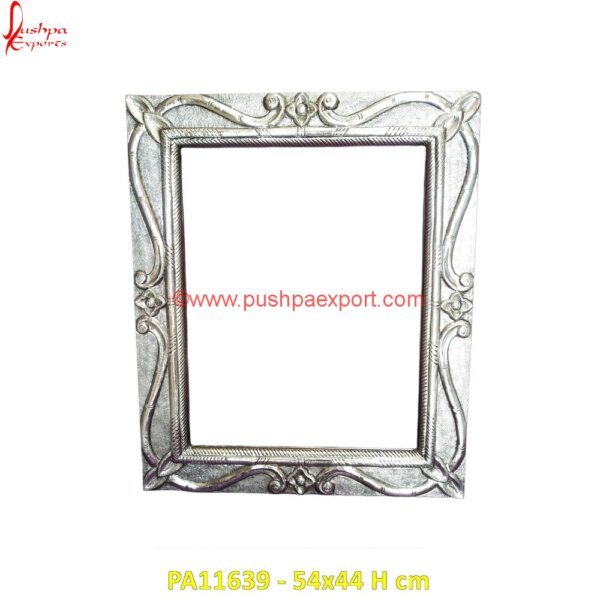 Floral Carved Silver Plated Wall Picture Frame PA11639 16x20 Silver Frame, 18x24 Silver Frame, 20x30 Silver Frame, 24x36 Silver Frame, Antique Silver Picture Frame, Engraved Silver Picture Frames, Large Silver Picture Frames, Silver Frame.jpg