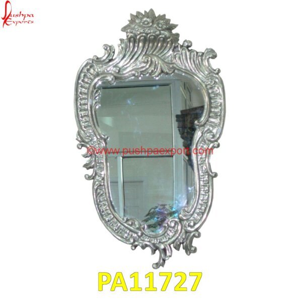 Silver Frame Wall Mirror for Hall PA11727 Silver Vanity, 11x14 Silver Frame, 16x20 Silver Frame, 18x24 Silver Frame, 20x30 Silver Frame, 24x36 Silver Frame, Antique Silver Picture Frame, Engraved Silver Picture Frames, Large.jpg