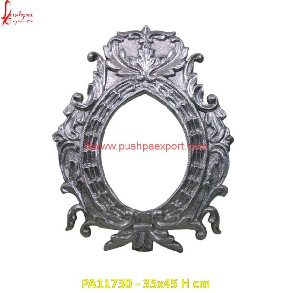 Floral Carved White Metal Mirror Frame PA11730 18x24 Silver Frame, 20x30 Silver Frame, 24x36 Silver Frame, Antique Silver Picture Frame, Engraved Silver Picture Frames, Large Silver Picture Frames, Silver Frame 8 X 10, Silver Frame.jpg