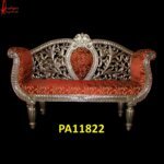 Floral Carved Indian Daybed