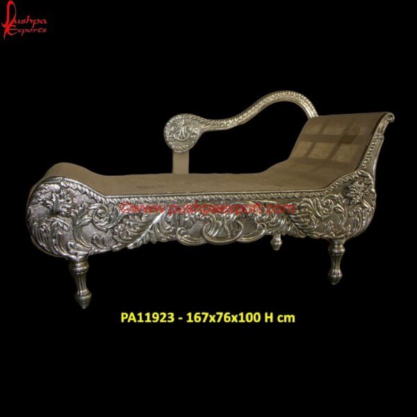 Carved Full White Metal Daybed PA11923 White Metal Full Size Daybed, White Metal Furniture Udaipur, White Metal Outdoor Chaise Lounge, White Metal Single Day Bed, White Metal Twin Daybed, Black And White Metal Daybed, Full.jpg