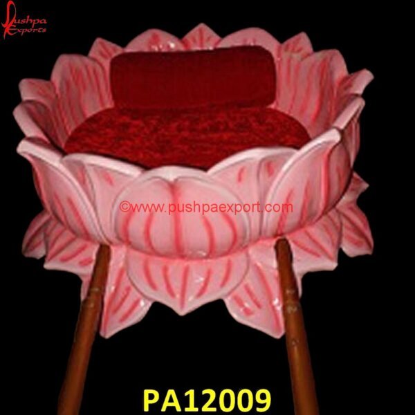 Floral Design Fiber Doli PA12009 White Metal Wedding Arch, White Metal Doli, White Metal Palki, White Metal Wedding Doli, White Metal Wedding Palki, Lotus Shape White Metal Wedding Palki, White Metal Palki For Queen.jpg