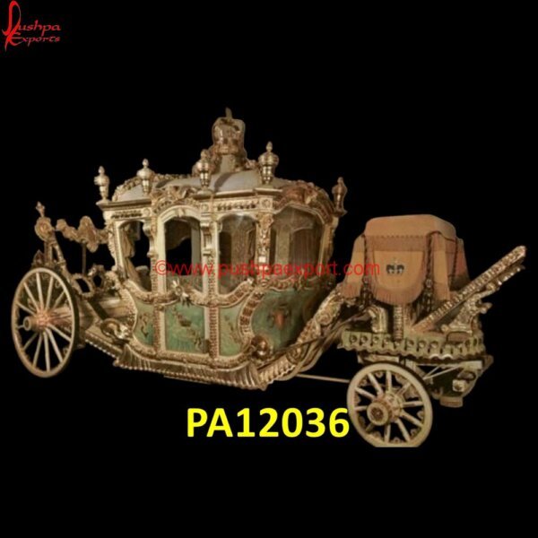 Victorian Wedding Carriage Buggy PA12036 White Metal Wedding Arch, White Metal Doli, White Metal Palki, White Metal Wedding Doli, White Metal Wedding Palki, Lotus Shape White Metal Wedding Palki, White Metal Palki For Queen.jpg