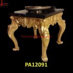 Gold Bedside Table