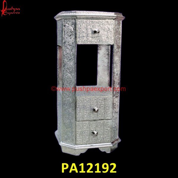 Antique Style White Metal Bedside Cabinet PA12192 bedside cabinet with drawers, bedside cabinets and chest of drawers, carved bedside table, gold bedside cabinets, green bedside cabinet, large bedside cabinets, metal bedside cabinets.jpg