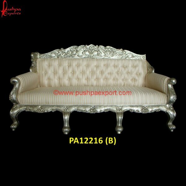 PA12216 (B) Wood Carved Sofa, 2 Seater Silver Sofa, 3 Seater Silver Sofa, Antique Wood Carved Couch, Carved Antique Furniture, Carved Couch, Carved Teak Wood Sofa Set, Carved Victorian Sofa, Carving.jpg