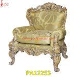 Royal Brass Metal Carved Sofa