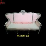 German Silver White Metal Sofa