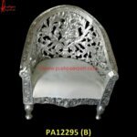 Jali Work Silver Sofa Set