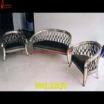 Decorative See Through Silver Sofa Chair