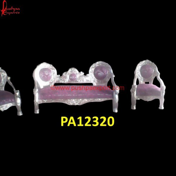 Silver Plated Antique Furniture PA12320 Silver Settee, Silver Sofa Side Table, Simple Metal Sofa Design, Teak Wood Carving Sofa Sets, Victorian Carved Sofa, What Is Silver Wood Furniture, White Metal Furniture, White Metal.jpg