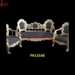 Decorative White Metal Sofa Set