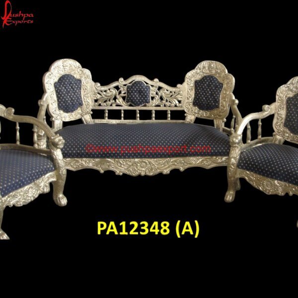 Floral Carved Antique Wood Settee PA12348 (A) Indian Carved Sofa, Large Silver Sofa, Metal Sofa Chair, Metal Sofa Set, Royal Carving Sofa, Silver 3 Seater Sofa, Silver 4 Seater Sofa, Silver Antique Furniture, Silver Chaise Sofa.jpg