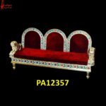 Lion Arms Silver Settee