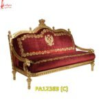 Majestic Gold Brass Metal Sofa for Living Room