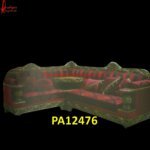 Royal Arabian Carved Brass Metal Sofa