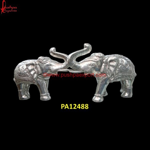 Silver Elephant PA12488 Silver Elephant, Silver Elephant Statue, Large Metal Animal Sculptures, Pure Silver Elephant Idol, Silver Animal Statues, Silver Elephant Benefits, Silver Elephant Figurine, Silver.jpg