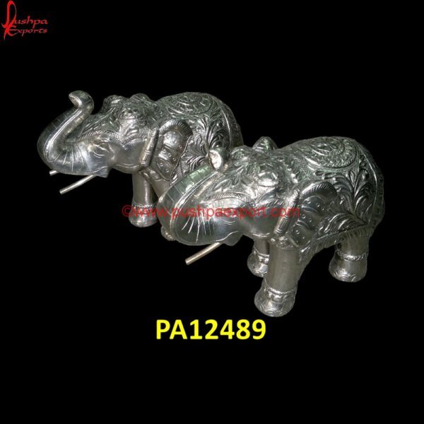 Antique Silver Carved Elephant PA12489 Silver Elephant Statue, Large Metal Animal Sculptures, Pure Silver Elephant Idol, Silver Animal Statues, Silver Elephant Benefits, Silver Elephant Figurine, Silver Elephant For Poo.jpg