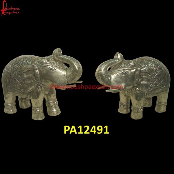 Carved white Metal Elephant PA12491 Pure Silver Elephant Idol, Silver Animal Statues, Silver Elephant Benefits, Silver Elephant Figurine, Silver Elephant For Pooja, Silver Elephant Idol, Silver Plated Elephant, White.jpg