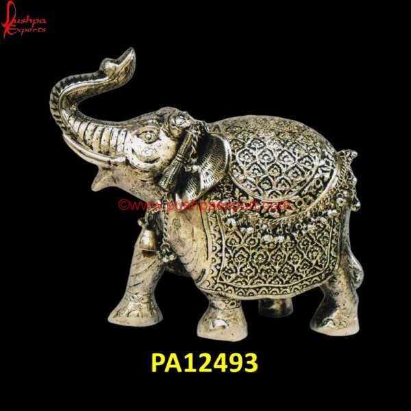 white Metal Carved Elephant PA12493 Silver Elephant Benefits, Silver Elephant Figurine, Silver Elephant For Pooja, Silver Elephant Idol, Silver Plated Elephant, White Metal Elephant, White Metal Handicrafts, White Me.jpg