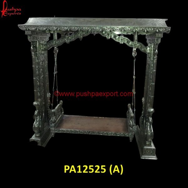 Pure Silver Jhula PA12525 (A) White Metal Furniture Udaipur, Carved Swing, Carved Wood Indoor Swing, Chandi Ka Palna Price, German Silver Jhula, Hand Carved Swing, Hand Carved Wooden Swing, Indian Carved Swings, Pure.jpg"