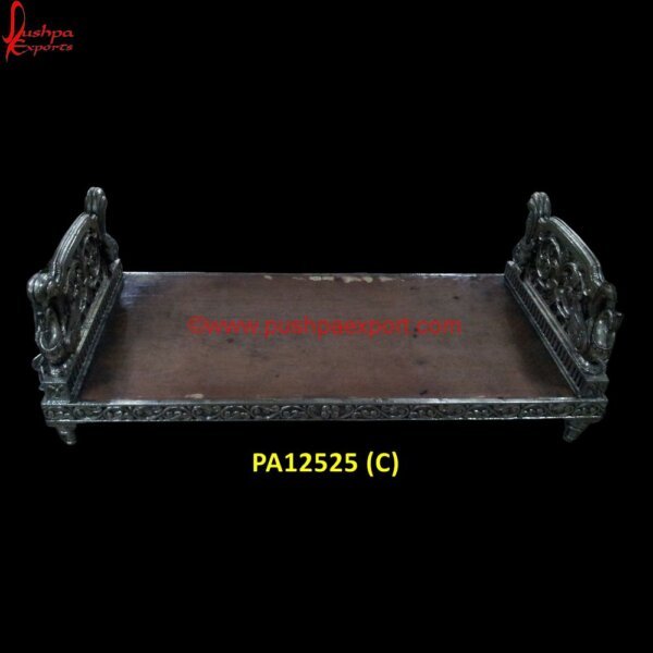 PA12525 (C) Carved Wood Indoor Swing, Chandi Ka Palna Price, German Silver Jhula, Hand Carved Swing, Hand Carved Wooden Swing, Indian Carved Swings, Pure Silver Jhula, Silver Swing, Silver Carved.jpg"