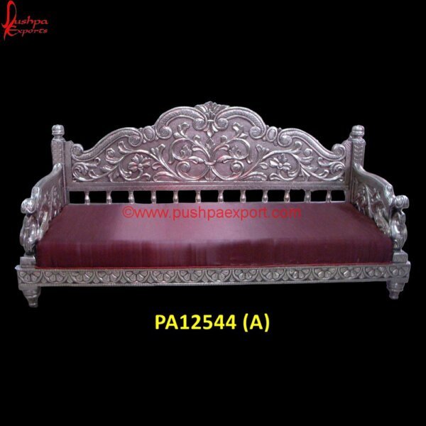 Carved Wooden Indoor Swing PA12544 (A) Carved Wood Indoor Swing, Chandi Ka Palna Price, German Silver Jhula, Hand Carved Swing, Hand Carved Wooden Swing, Indian Carved Swings, Pure Silver Jhula, Silver Swing, Silver Carved.jpg"