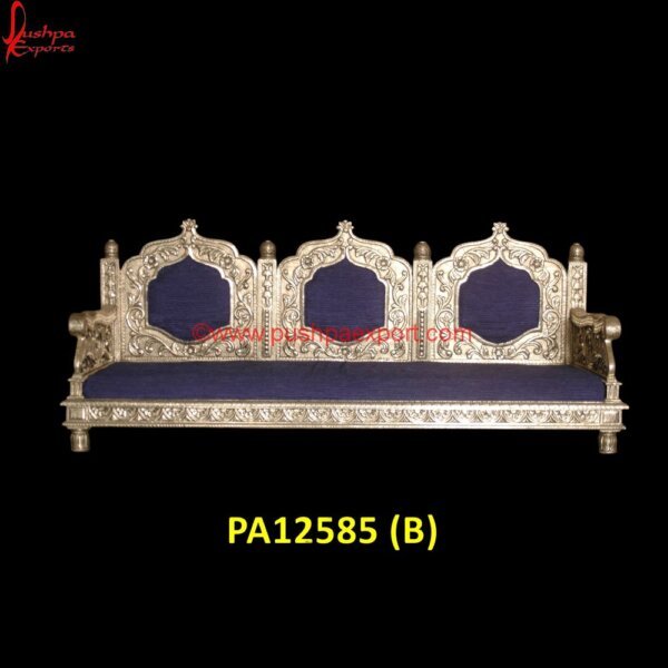 PA12585 (B) Indian Carved Swings, Pure Silver Jhula, Silver Swing, Silver Carved Swing, Silver Carving Swing, Silver Wooden Carved Swing, White Metal Swing Stand, White Metal Swing Set, White Metal.jpg"