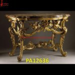 Brass Metal Living Room Table
