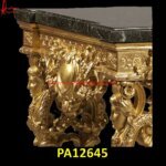 Indian Carved Wood Console Table