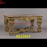 Brass Metal End Table