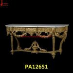 Brass Metal Console Table