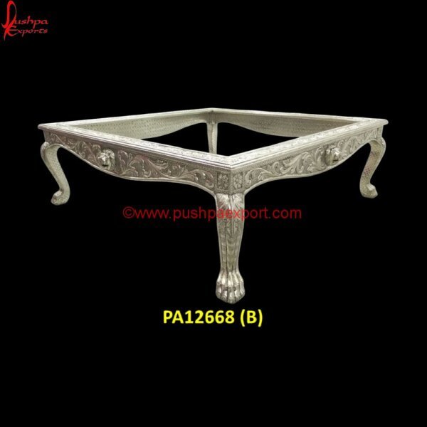 PA12668 (B) White Metal Desk With Drawers, White Metal Dressing Table, White Metal Drum Table, White Metal Furniture, White Metal Nesting Tables, White Metal Round Coffee Table, White Metal Roun.jpg"